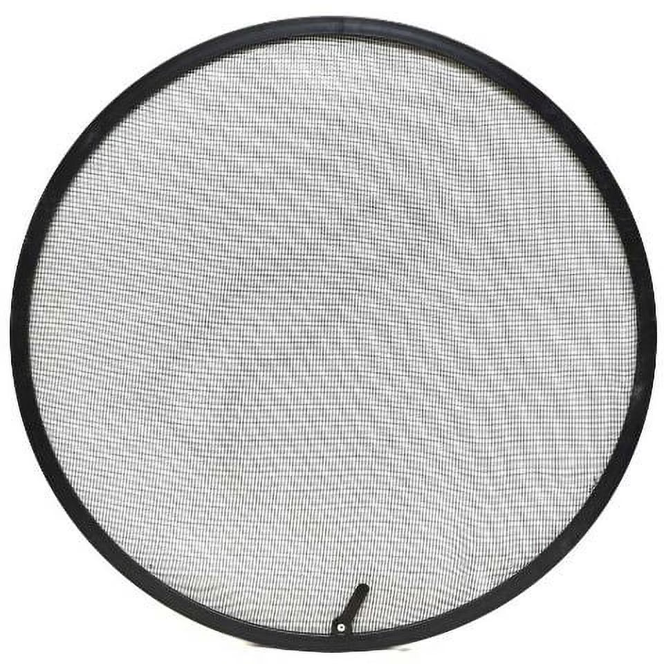 Black 20 Inch Boat Round Hatch Screen O96627