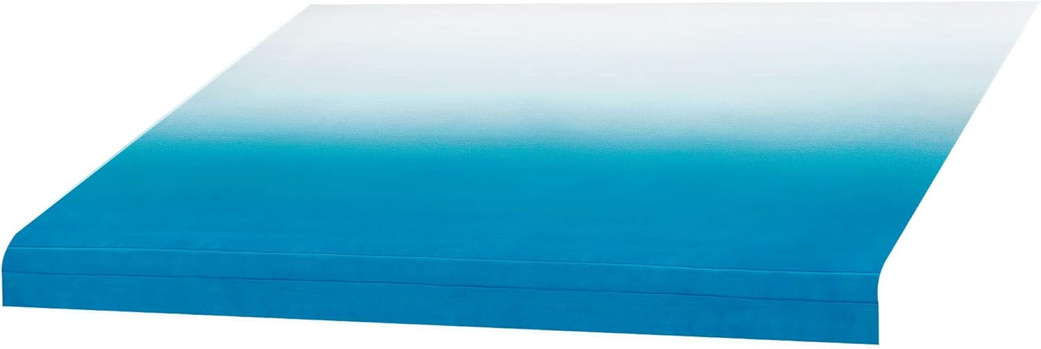 Ocean Blue Fade 8' Length RV Awning Fabric Replacement N2705