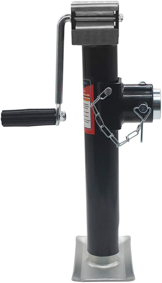Stainless Steel Swivel Trailer Jack, 2000 lbs, 15 Inches, Pack of 2 M9687