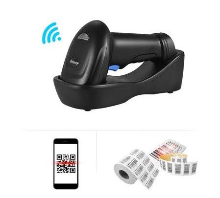 Wireless 1D 2D Barcode Scanner with QR Code PDF417 Reader B2413