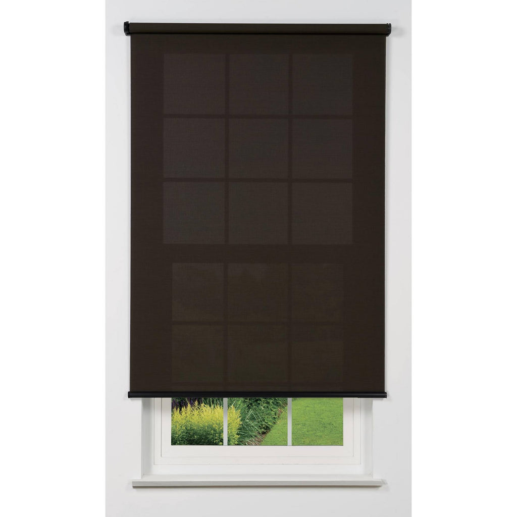 Cordless Solar Screen Roller Shade, Shadow 57 W x 78 H A945800