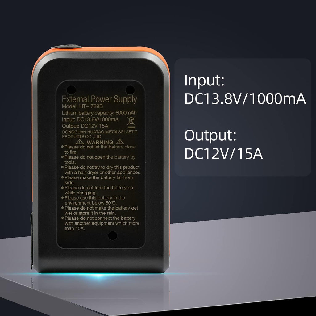 Rechargeable Battery Power Bank DC12V 140W Portable Power Bank T2208