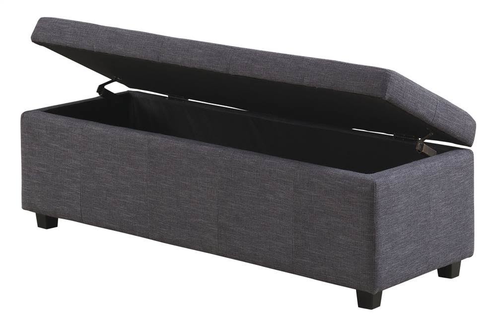 Upholstered Storage Bench B129