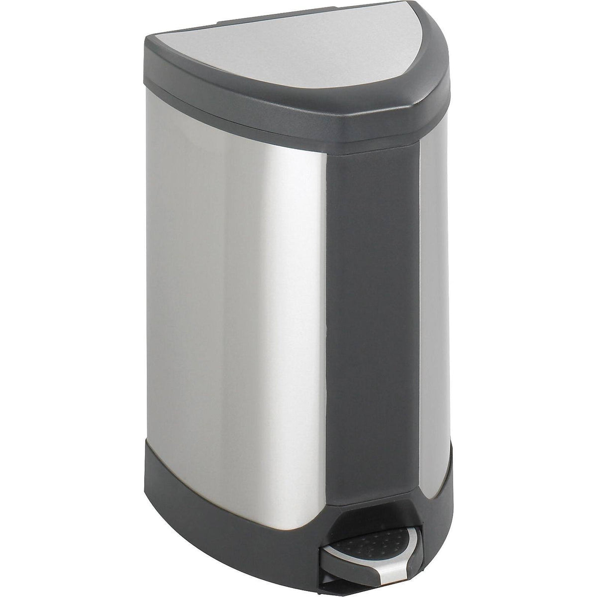 Stainless Steel Trash Can with Flip Lid and Foot Pedal F9025