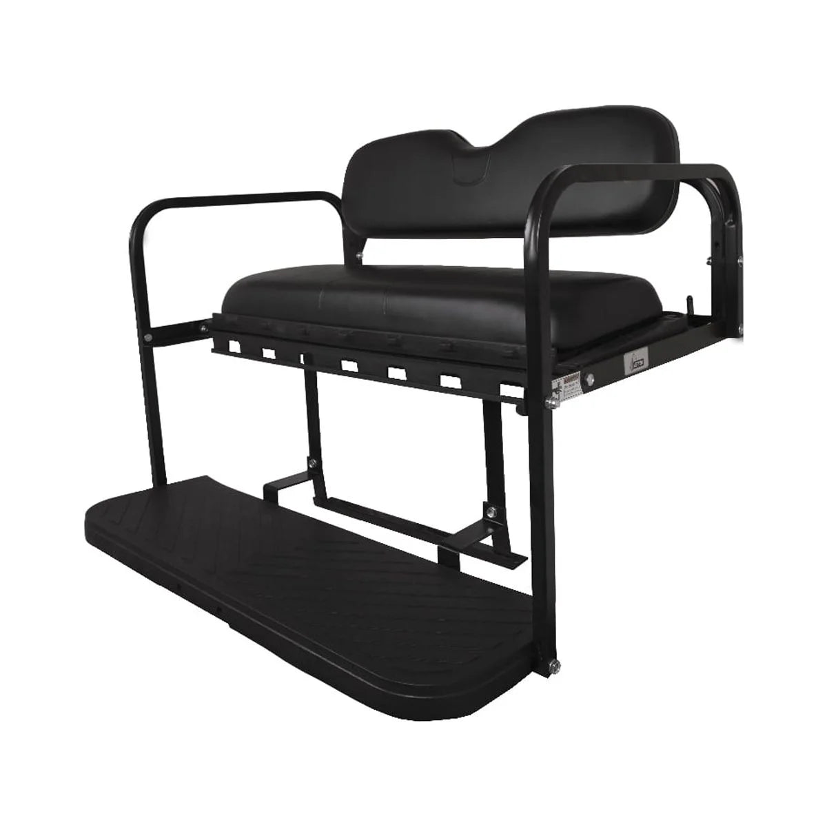Black Rear Flip Seat for Club Car Golf Cart C1010