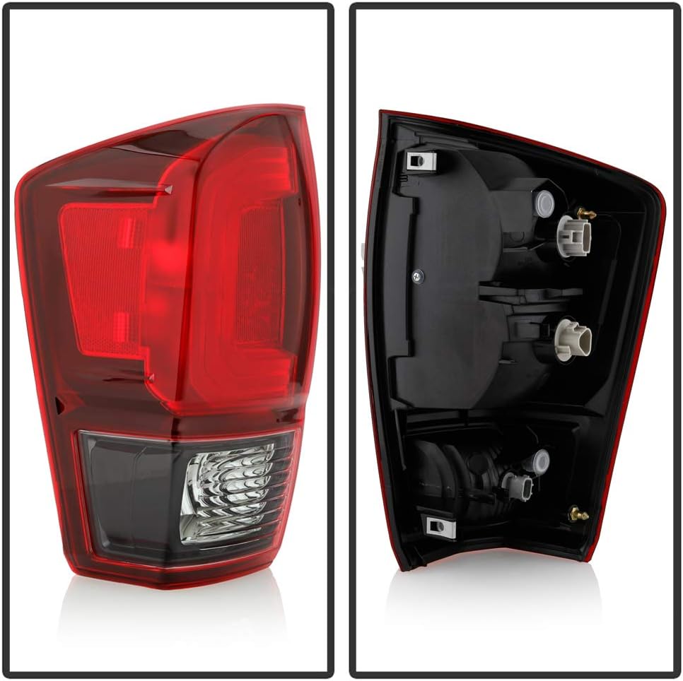 Dark Red Tail Lights Assembly Pair Set P834701