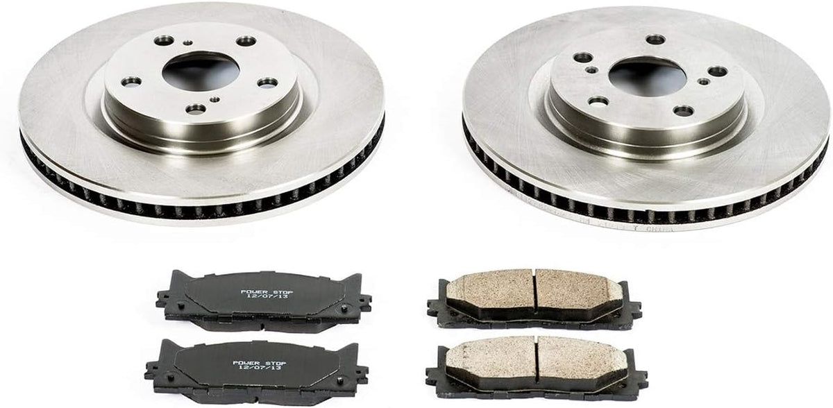 Front Brake Pad and Rotor Kit F80452