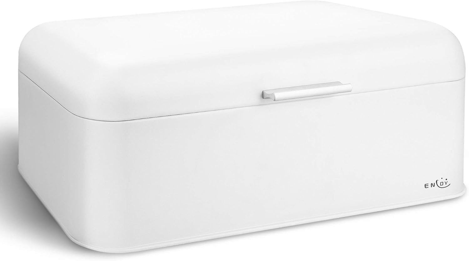Stainless Steel Roll Top Bread Box with Lid, 17 x 11 x 7 Inches W808371