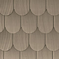 Vinyl Round Shingles (20 Panels/Ctn. = 50 Sq. Feet) C8721