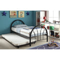 Twin Bed, Black U67125