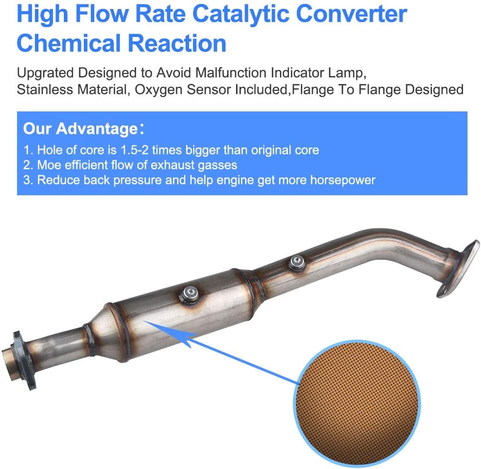 Catalytic Converter for Honda Element 2.4L L4 2003-2011 Direct-Fit Stainless Steel Z999