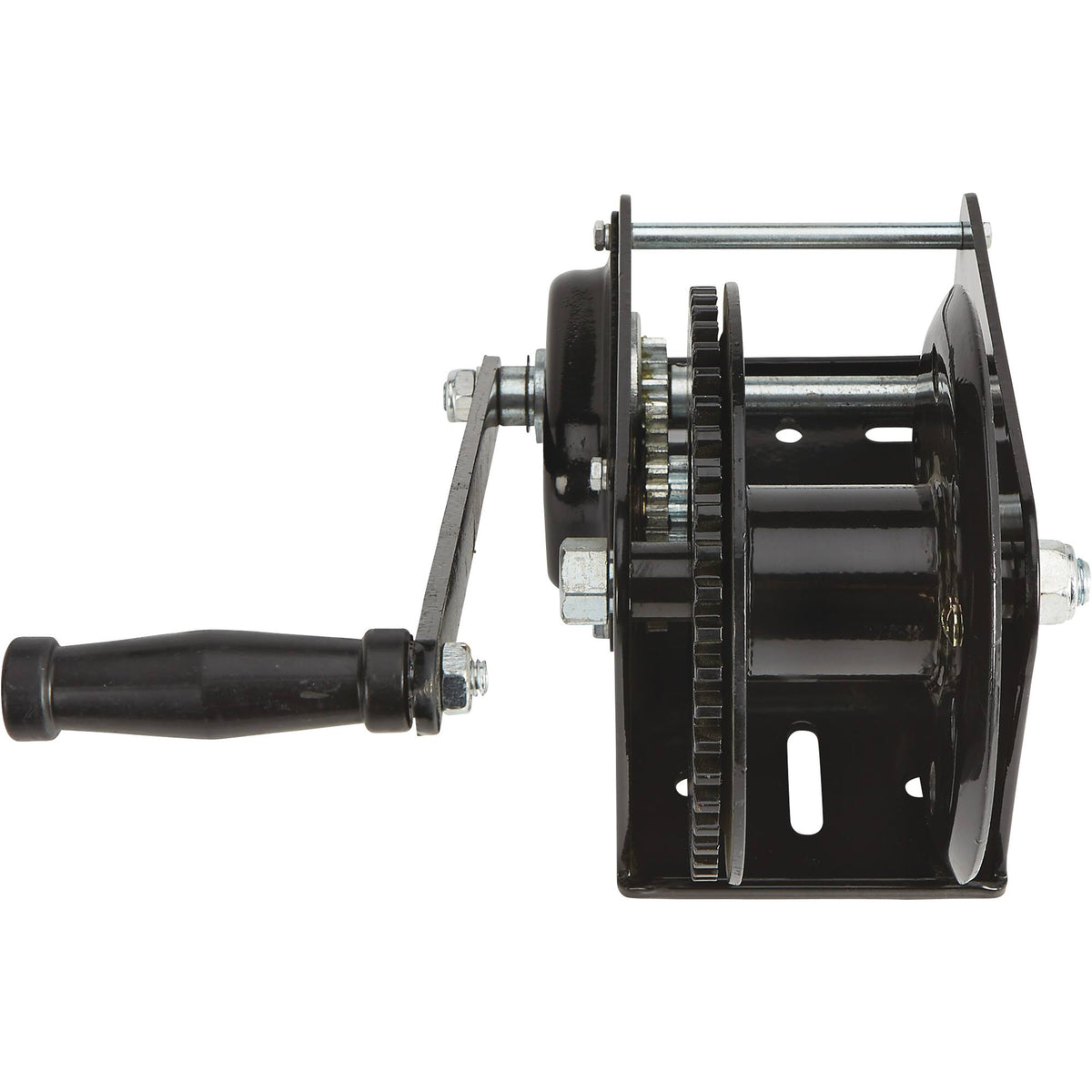 Single Speed Hand Winch with Automatic Brake, 2500-Lb. Load Capacity O367