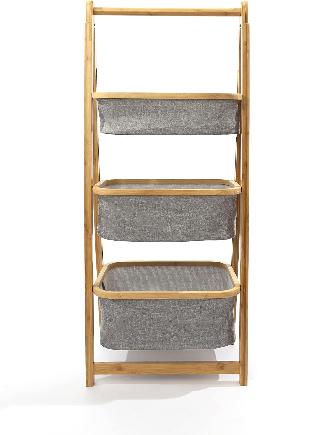 2-Tier Bamboo Nursery Storage Shelves D6492