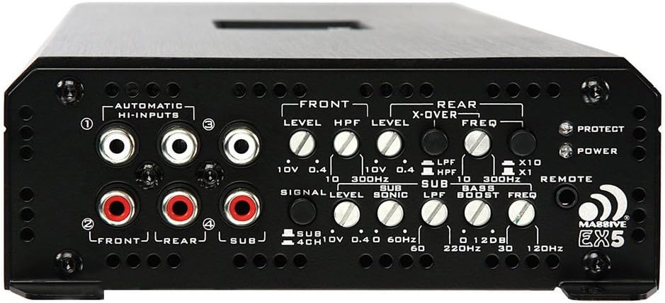 2500 Watt 5 Channel Car Amplifier M84155
