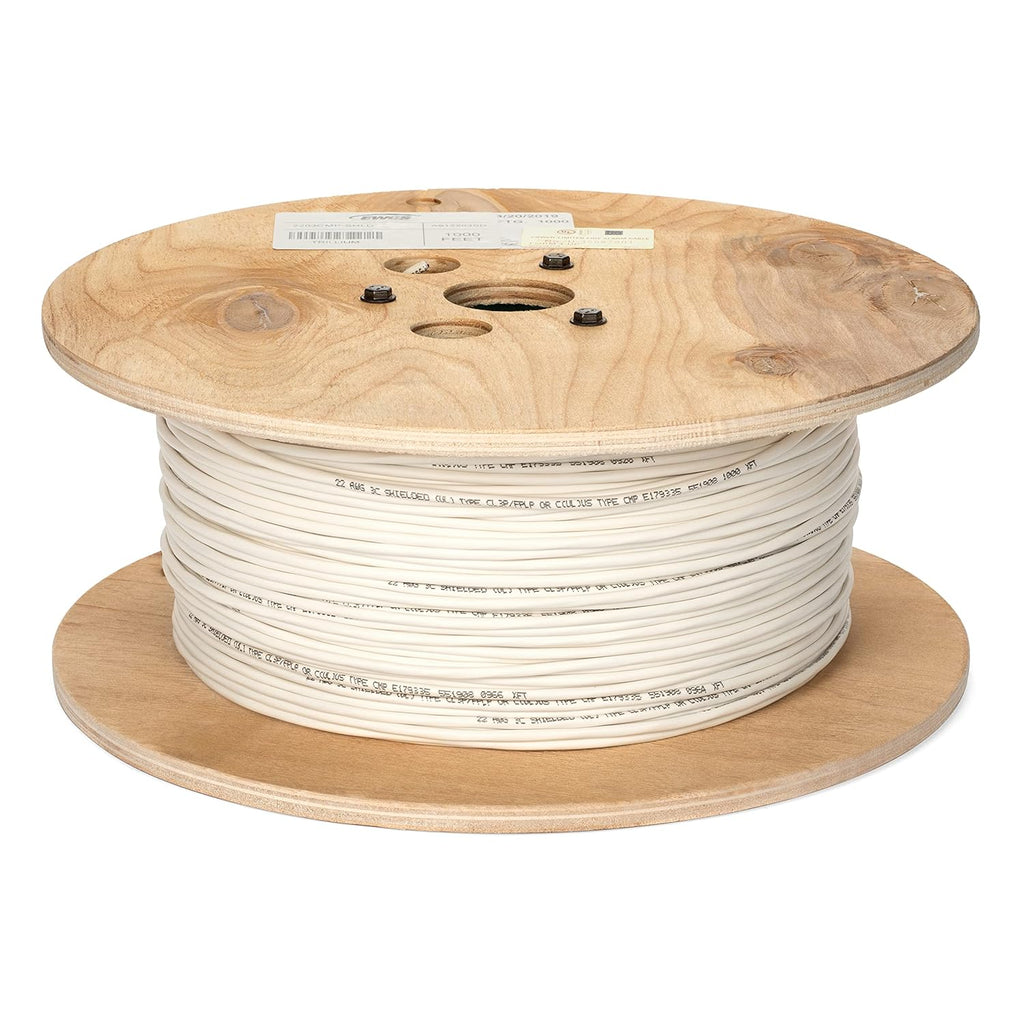 22 AWG 2/C Shielded Sound & Security Cable - 1000 Feet R3994