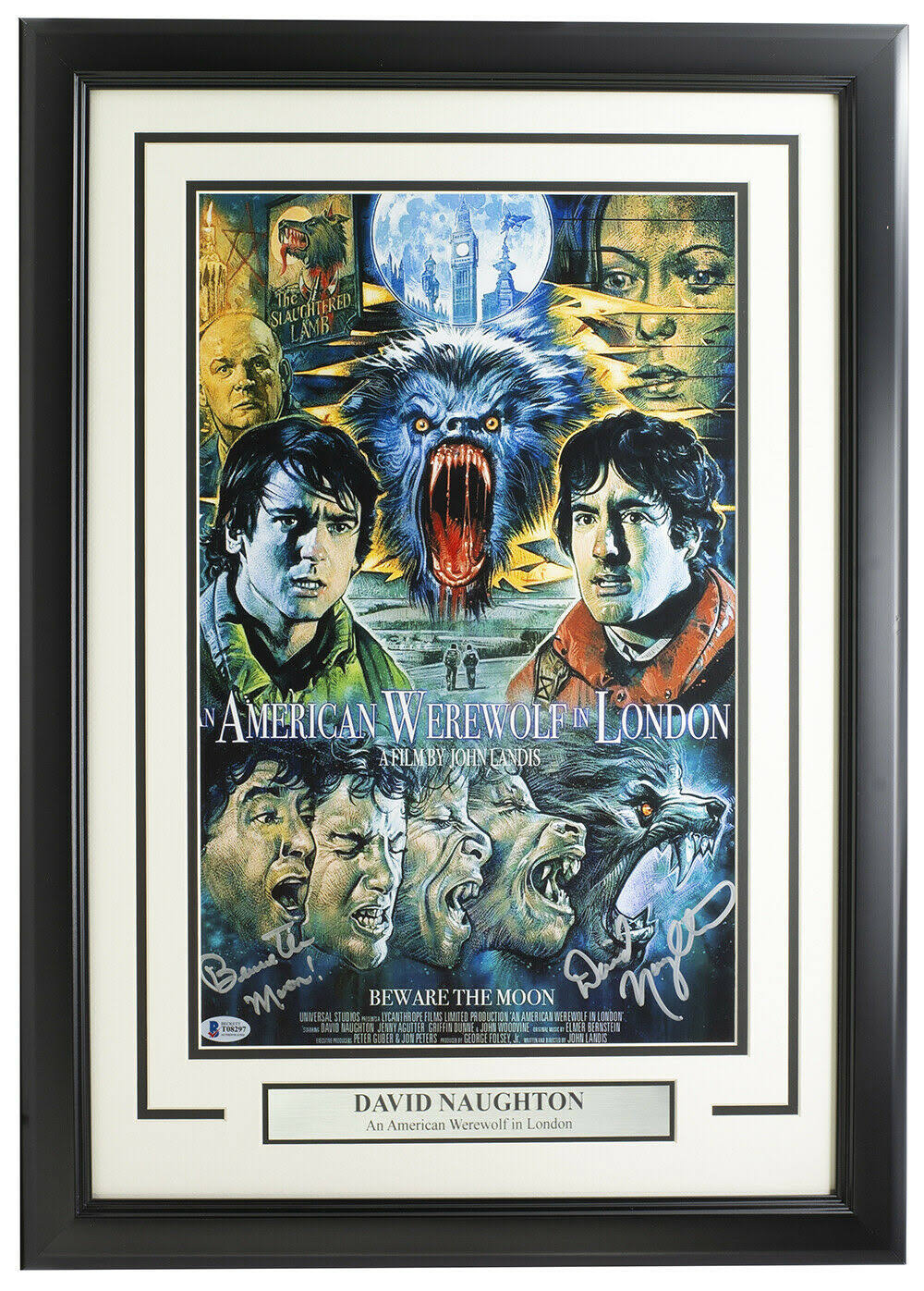 Signed Framed 11x17 American Werewolf Photo D26550