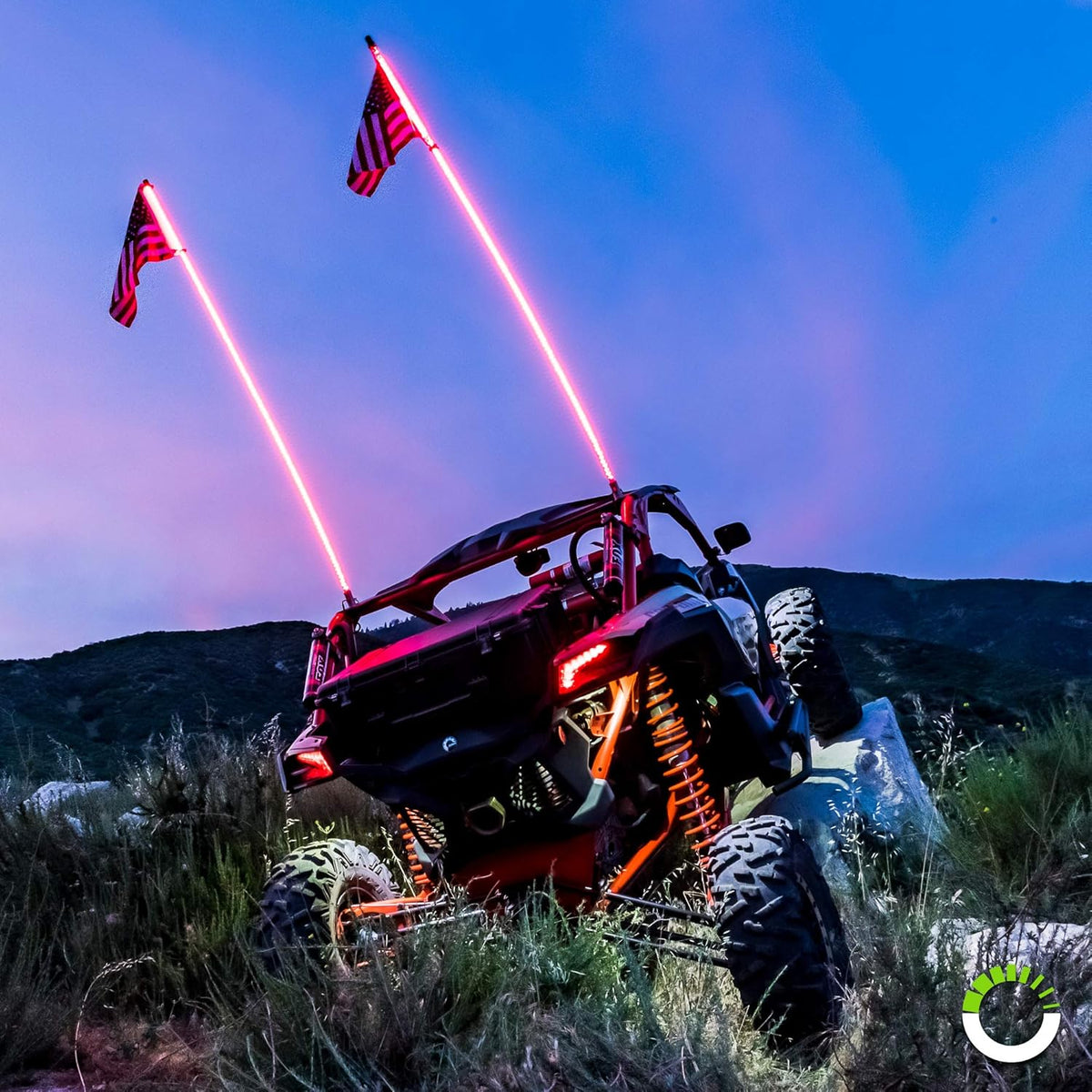 LED Whip Light Antenna for UTV ATV F596