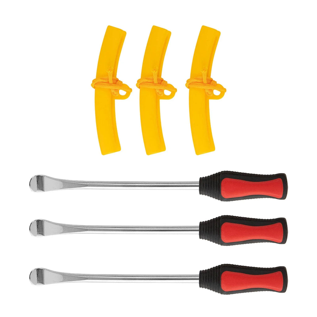 Yellow 3Pcs Tire Spoon Lever Repair Tool P311