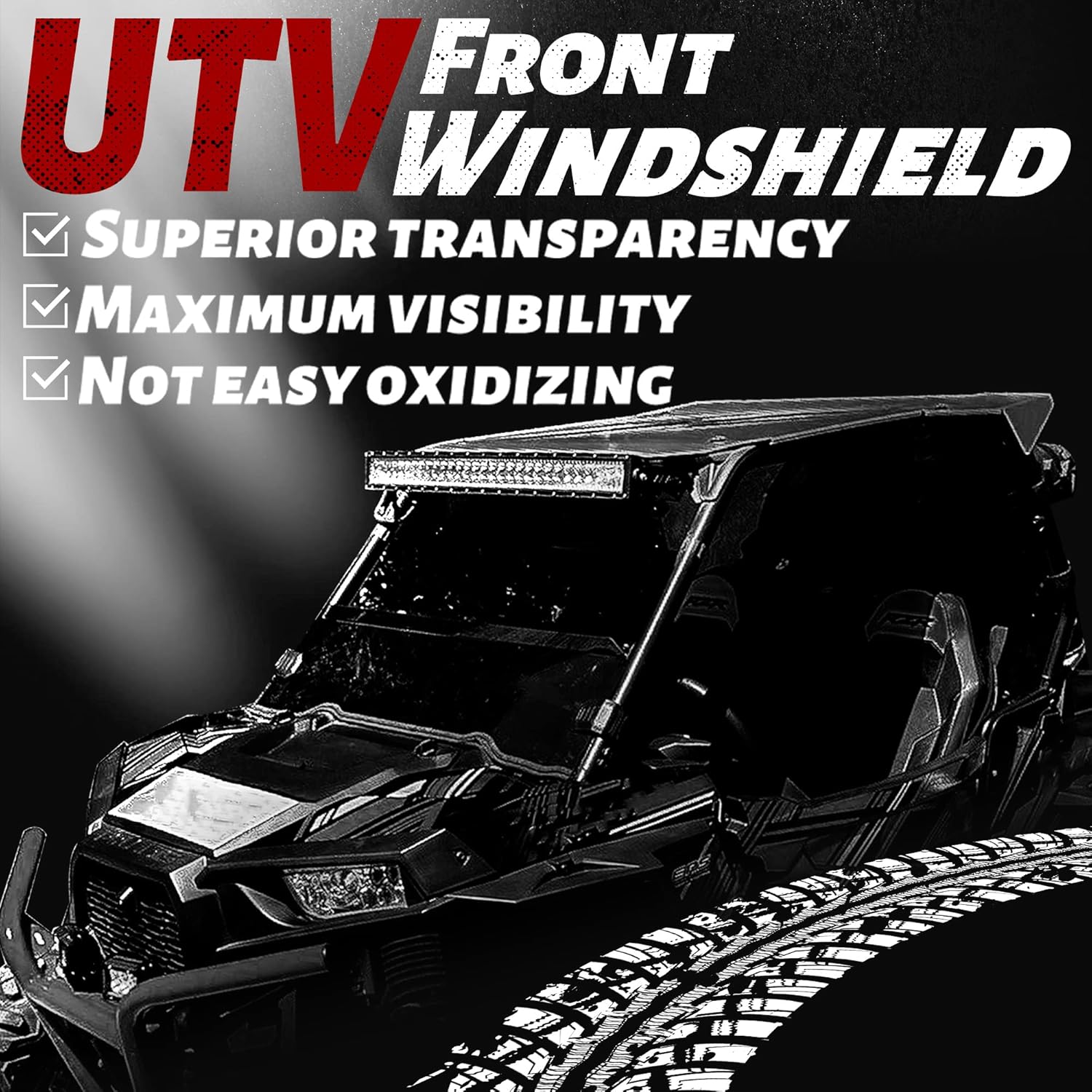 Front Clear Folding Windshield C74931