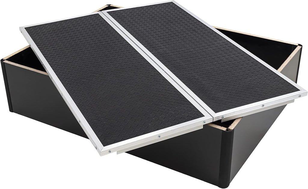 Black Stage Section, 48" Wide x 48" Long x 12" High U880