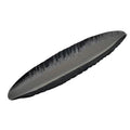 Gun Metal Finish Canoe Boat Platter B3883