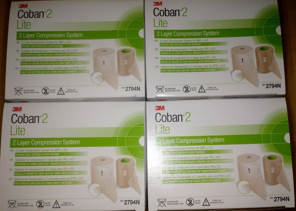 2 Layer Compression Bandage System, Case of 8 L381903