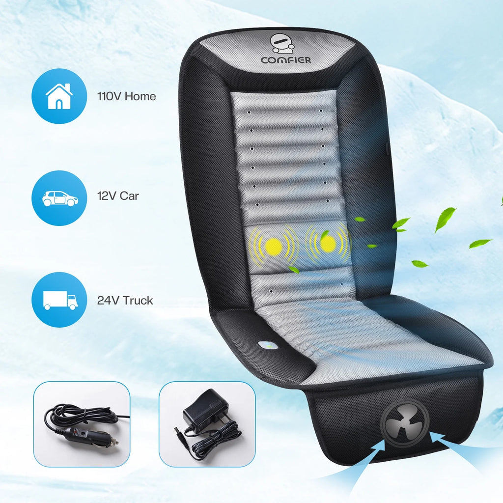 Car Seat Cushion with Back Massage O4319