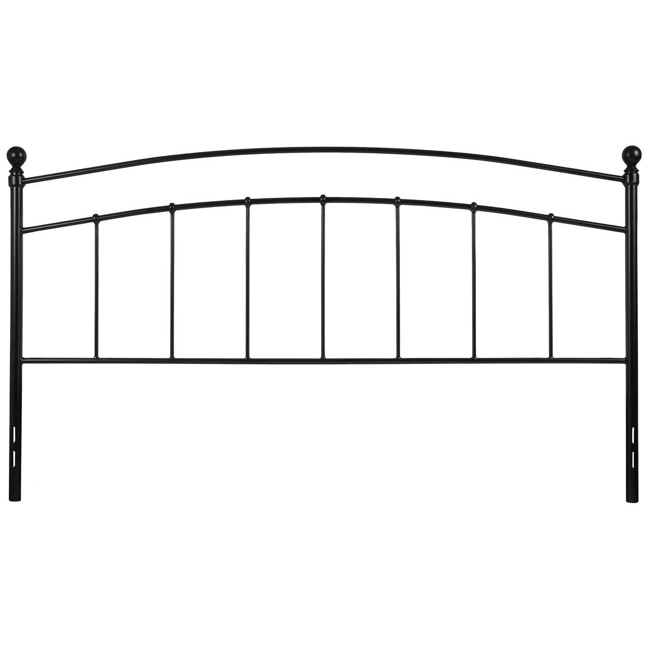 King Size Black Open Vertical Headboard L535