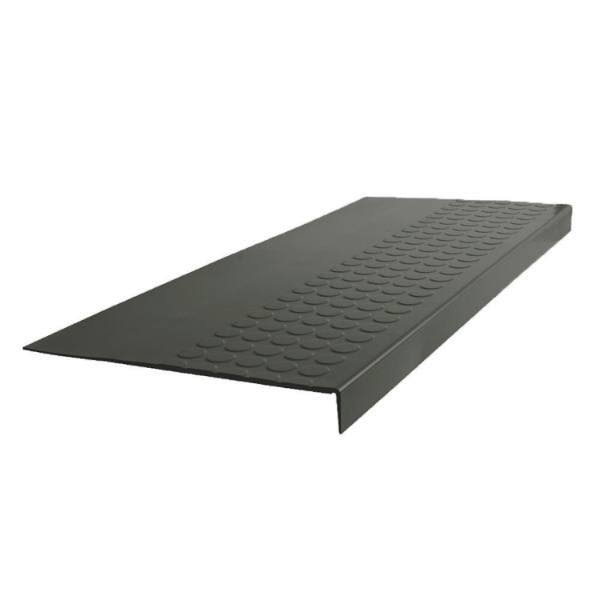 12 x 4.5 ft Blk Brn Rubber Stair Tread R4064