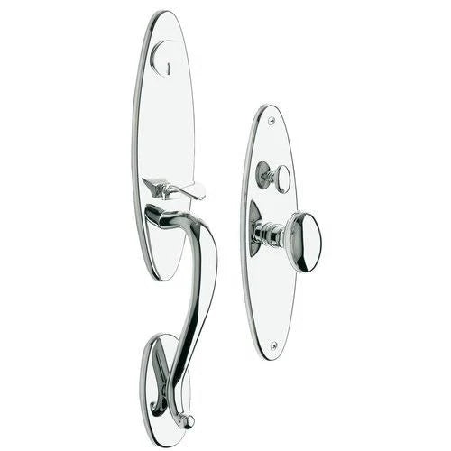 Satin Brass Single Cylinder Mortise Handleset Trim Set X4834