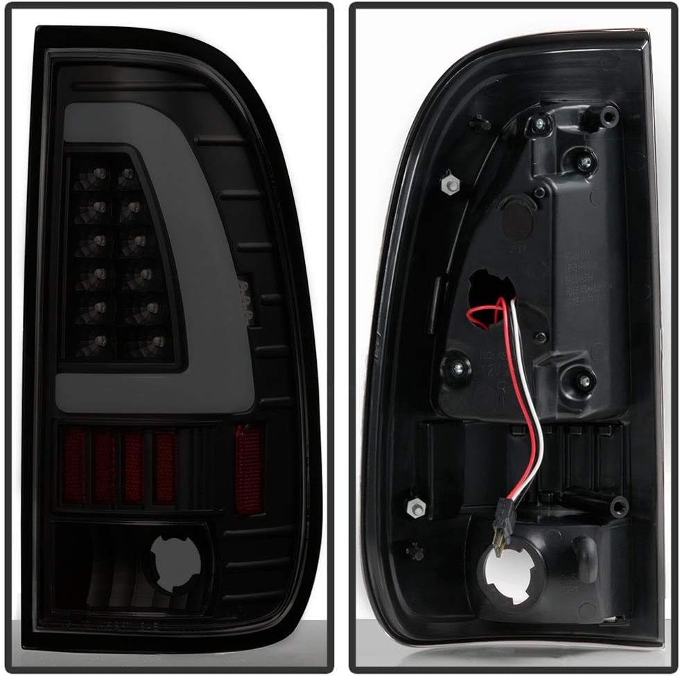 Black Smoke LED Tube Tail Lights Brake Lamps N469318