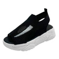 Thick Sole Wedge Fish Mouth Sandals Y315927