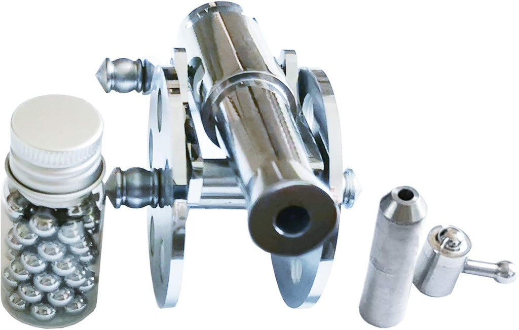 Mini Stainless Steel Cannon Model Pack of 2 Z955334