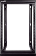 15U Wall Mount Open Frame 19 Inch Rack Black F8050