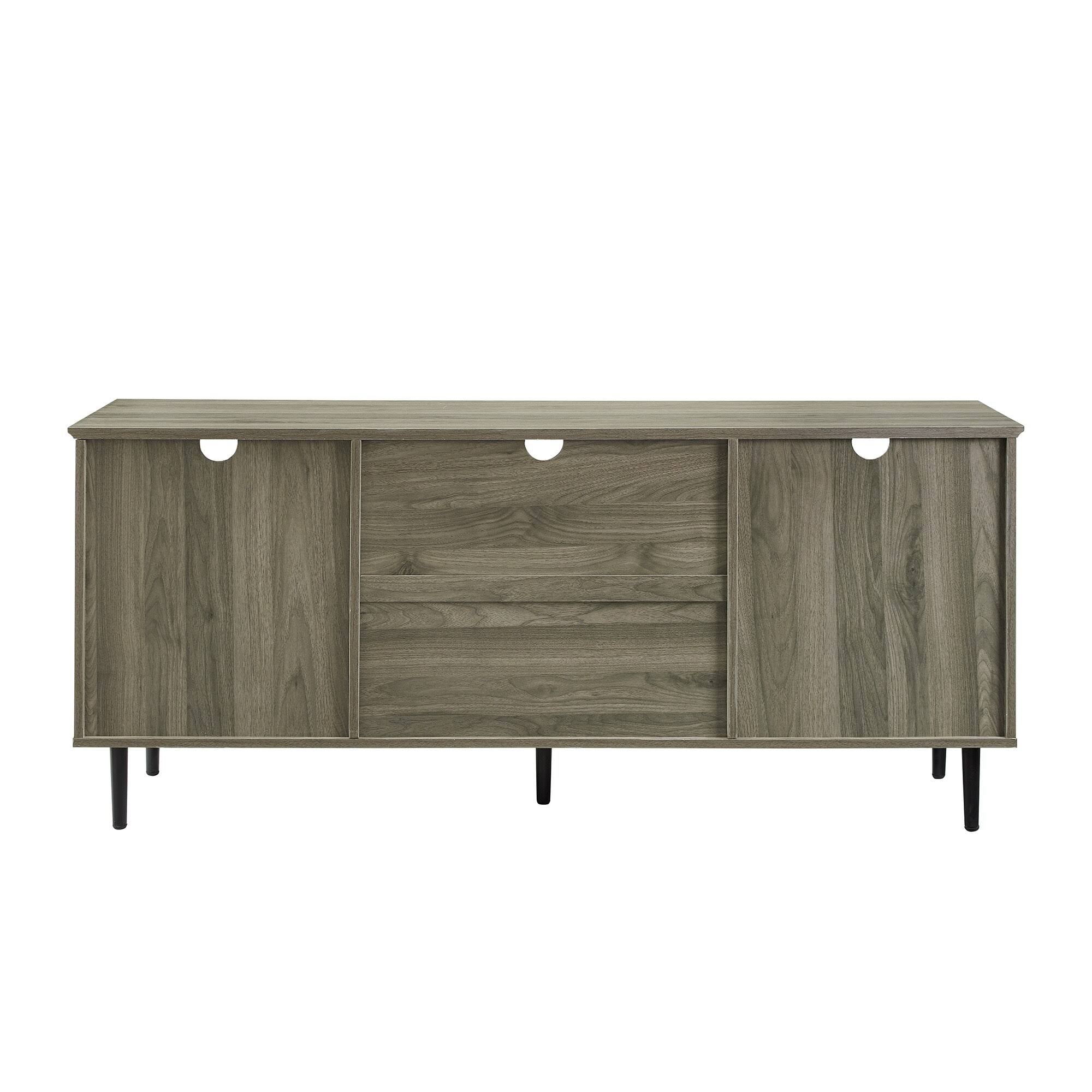 Reclaimed Barnwood 2-Door TV Console C7971