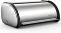 Stainless Steel Roll Top Bread Box with Lid, 17 x 11 x 7 Inches W808371