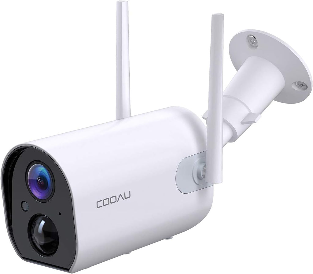 Black 15000mAh Rechargeable Battery Powered Outdoor Security Camera 1080P Night Vision IP66 Waterproof B30142