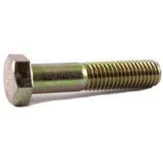 3/8-16 x 1 5/8 Grade 8 Hex Cap Screw Yellow Zinc Plated (100) G21052