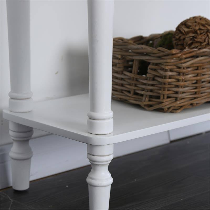 White Wood Writing Desk D1503