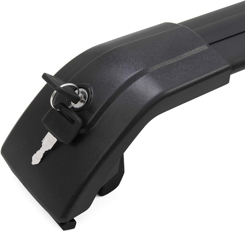 Black Cross Bars Roof Rack Side Rails I963