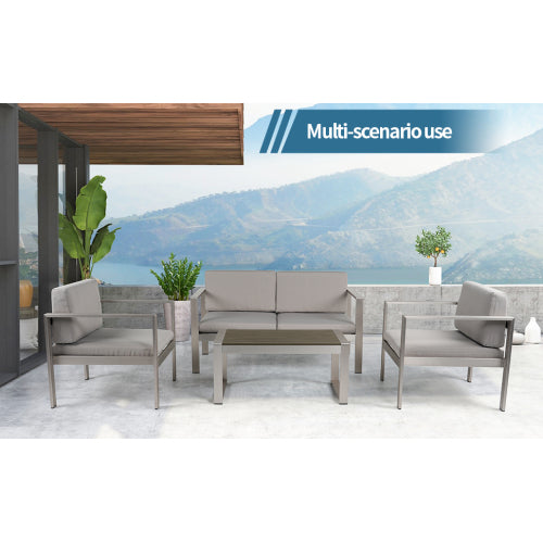 Aluminum 4 Piece Sofa Seating Group L23061